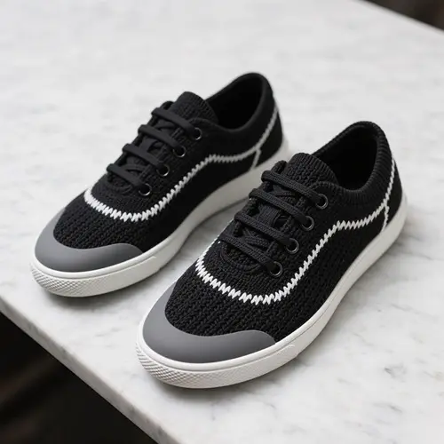 針織網休閒健步鞋